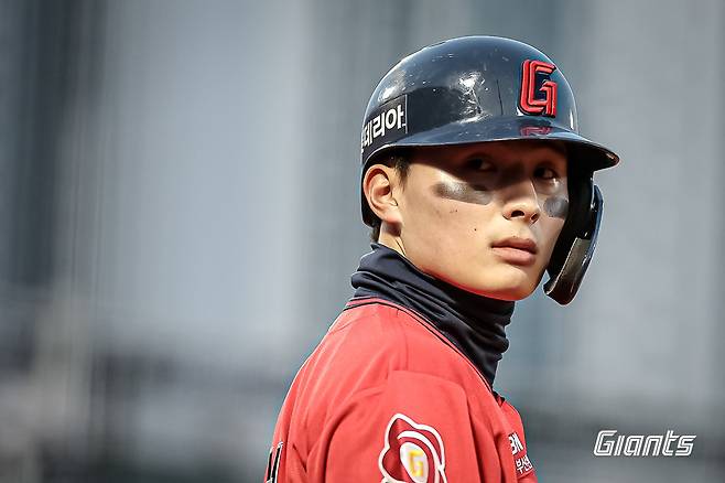 롯데 윤동희가 7일 1군 엔트리에서 말소됐다. 사진은 4일 사직 두산전에 출전한 윤동희. 사진제공｜롯데 자이언츠