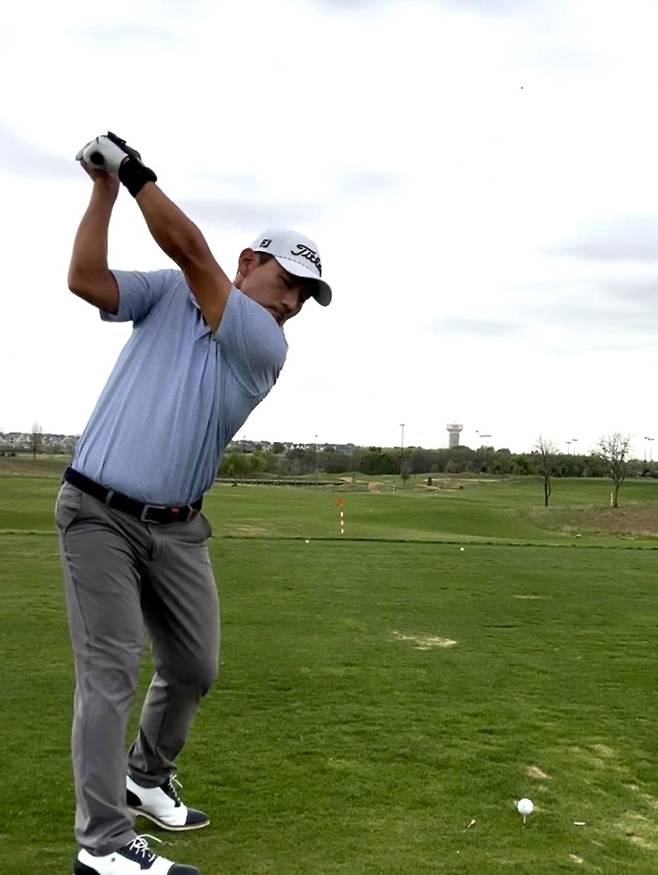 연습하는 강성훈. [강성훈 제공. 재판매 및 DB 금지]