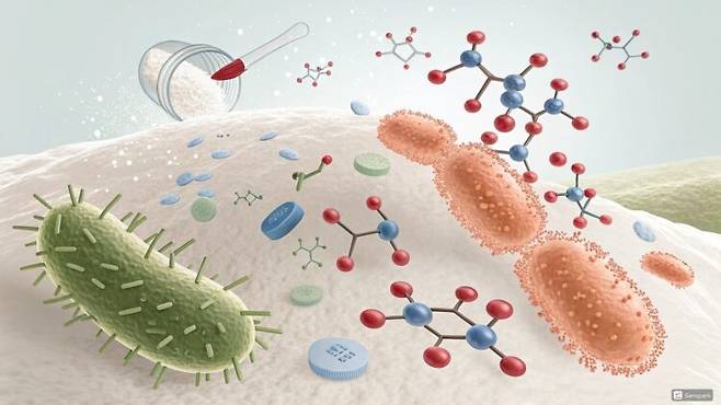그동안 말도 많고 탈도 많았던 사카린이 최근 지구촌의 심각한 공중보건 문제로 떠오른 '항생제 내성'을 없앨 수 있다는 새로운 연구 결과가 나왔다. [사진=AI 이용해 생성]