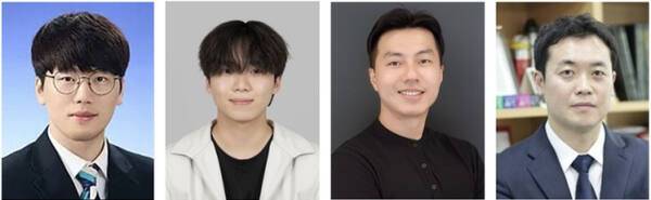 (왼쪽부터) 성균관대 이연수 석박사통합과정생, 성균관대 신세영 석사과정생, 성균관대 화학공학부 조수연 교수, 성균관대 화학공학부 방창현 교수. 성균관대 제공