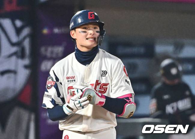 [OSEN=부산, 이석우 기자] 롯데 자이언츠 윤동희 / foto0307@osen.co.kr