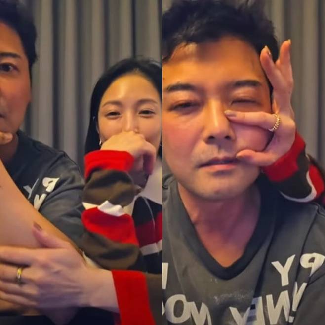 사진=전현무 SNS 라이브 방송