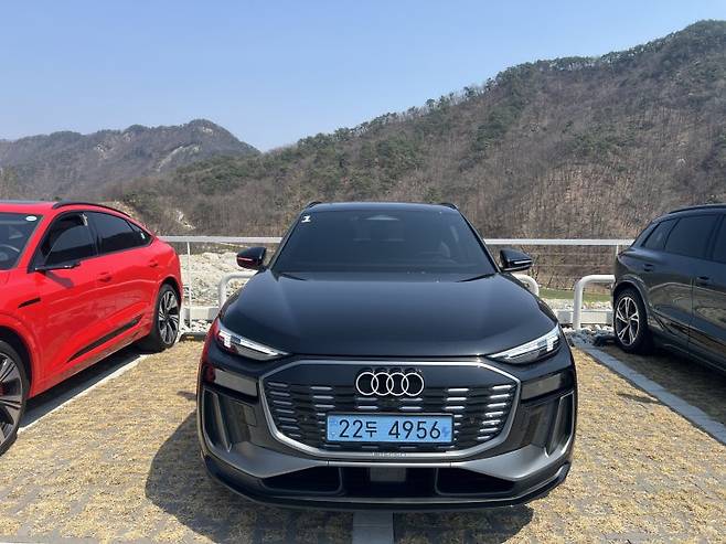 Q6 e-트론 전면. 사진=이상진