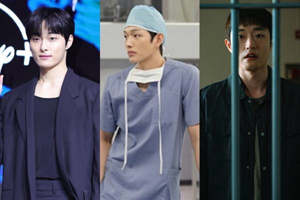 사진=배우 윤찬영. 25.3.17 ⓒ이혜영 기자 lhy@hankooki.com(좌) /나무엑터스 제공, 배우 이정식(중)/디즈니+ 제공, 배우 류해준.(우)