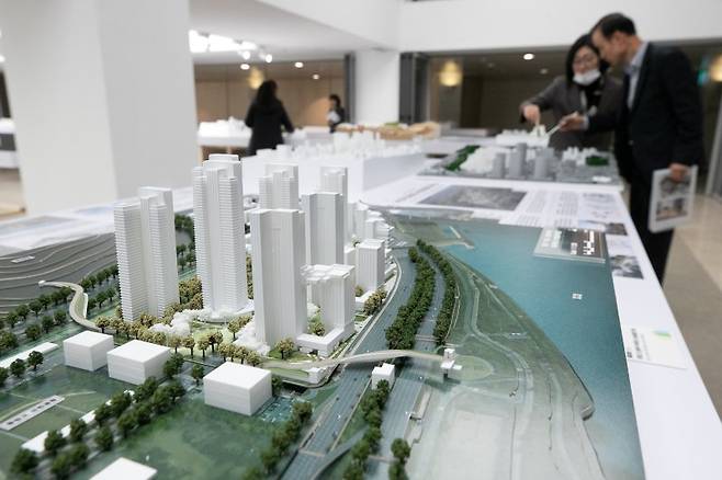 지난해 11월 열린 서울시 '신속통합기획' 전시회. 사진=뉴스1