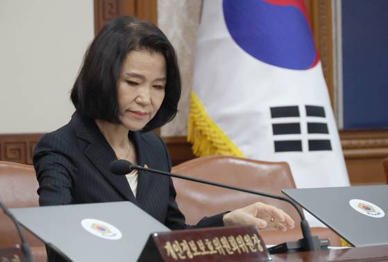 이진숙 방송통신위원장. 대통령실사진기자단