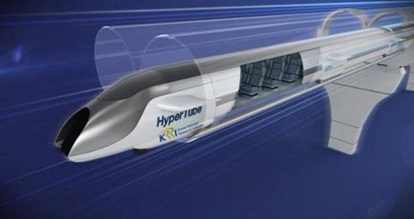 시속 1200㎞ 이상으로 달리는 하이퍼튜브 개념도.