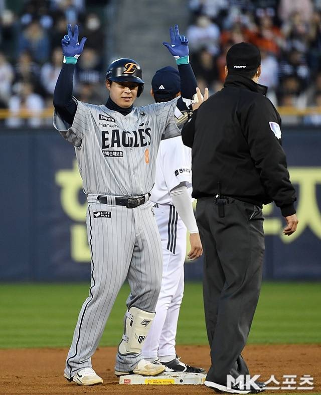 노시환은 과연 상승세를 이어갈 수 있을까. 사진(잠실 서울)=천정환 기자