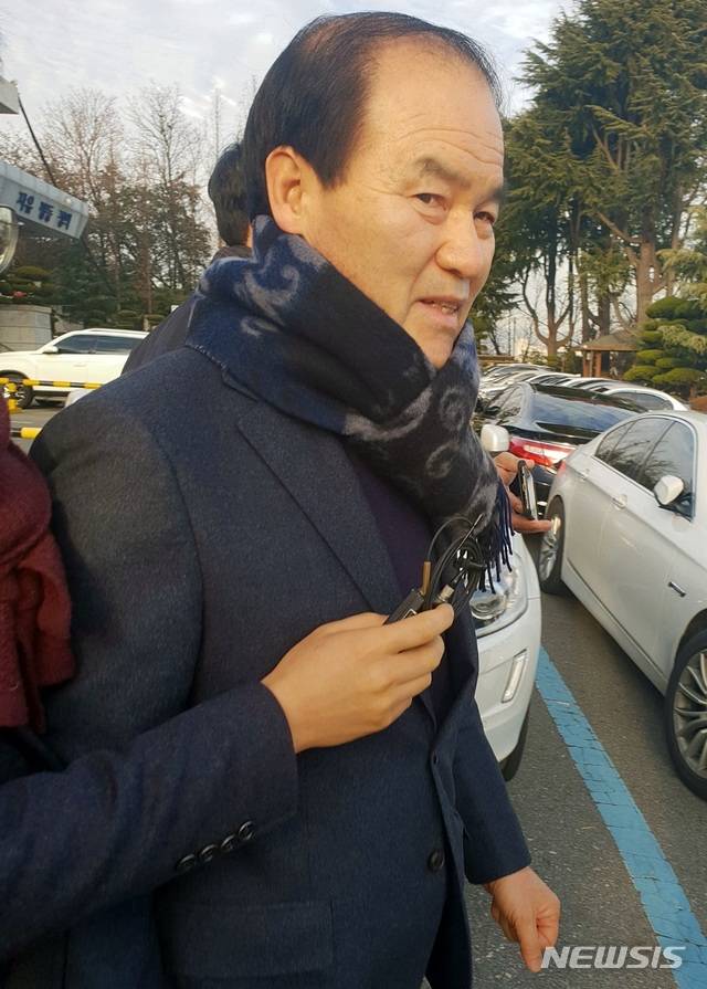 [전주=뉴시스] 공직선거법 위반 혐의로 기소돼 재판을 받아왔던 이항로 당시 진안군수. (사진=뉴시스 DB). photo@newsis.com