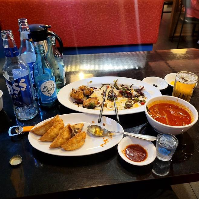 실시간 노총각 깐풍기 반주