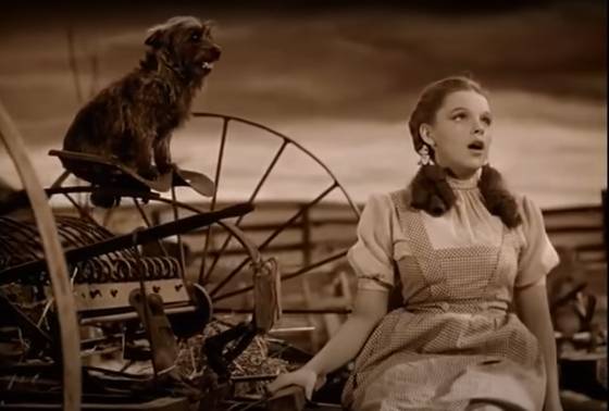 1939년 개봉한 원작 영화 이미지. [사진 유튜브 캡처]