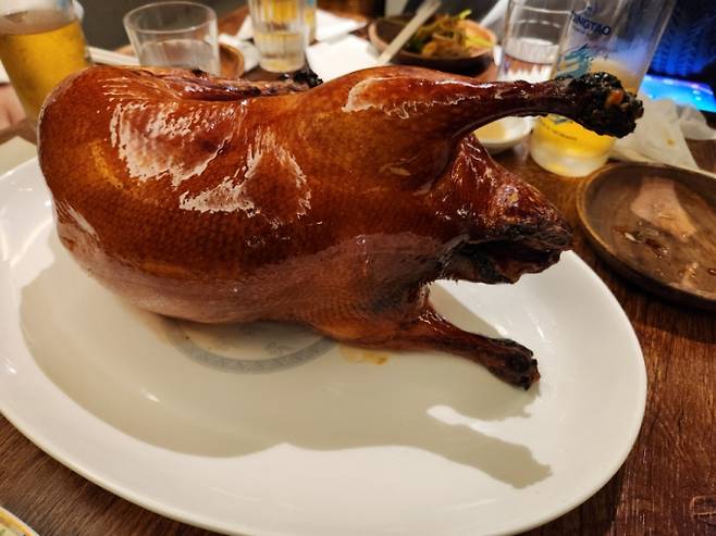 연남고덕은 베이징덕 전문집이다. 사진은 연남고덕의 메뉴. /사진=다이어리알