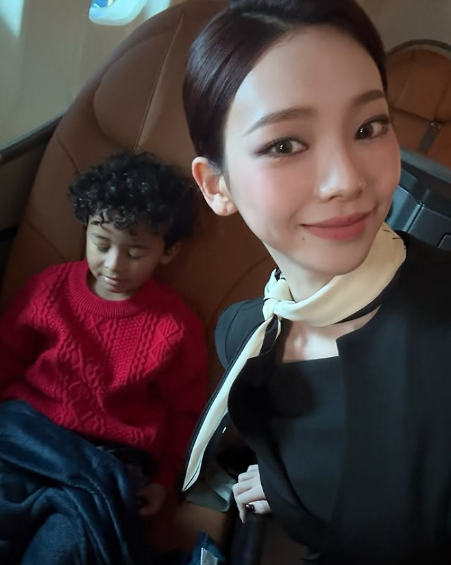 에스파 카리나. 신세계백화점 SNS 캡처.