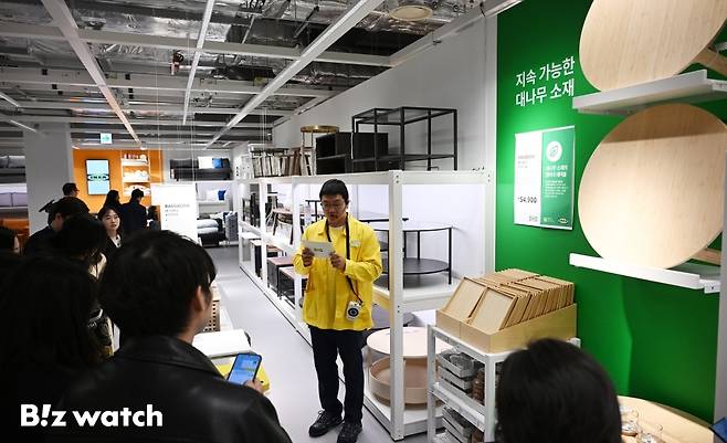 스웨덴 가구 브랜드 이케아(IKEA)가 11일 오픈을 앞둔 서울시 강동점에서 미디어데이를 개최하고 있다./사진=이명근 기자 qwe123@