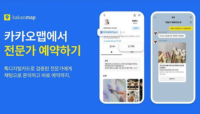 검증된 전문가를 찾아 상담 및 예약할 수 있다 / 출처=카카오