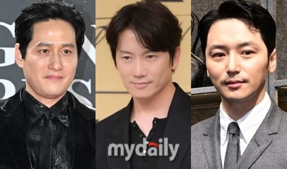 왼쪽부터 배우 박해준, 지성, 변요한 / 마이데일리