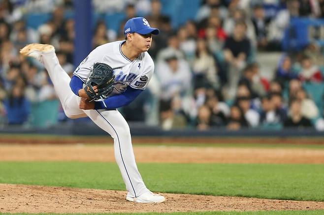 ▲ 배찬승은 올해 리그 좌완 투수 중 가장 빠른 패스트볼, 그리고 가장 빠른 평균 구속 기록을 보유 중이다 ⓒ삼성라이온즈