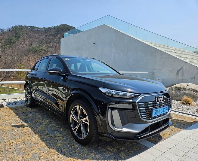 더 뉴 아우디 Q6 e-트론. /권유정 기자