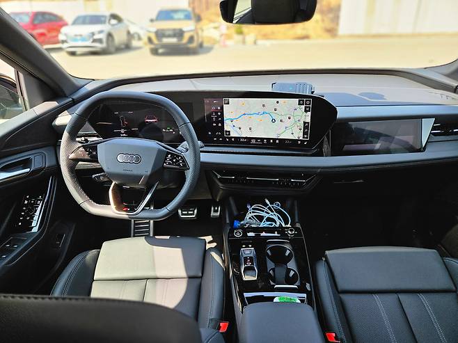 더 뉴 아우디 Q6 e-트론. /권유정 기자