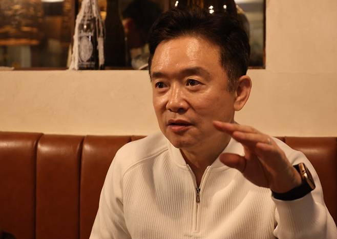 남경필 마약예방치유단체 ‘은구’ 대표가 매일경제와 인터뷰하고 있다. [한주형 기자]