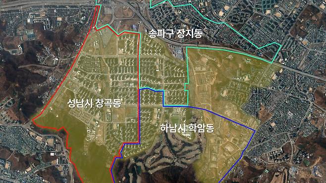 위례신도시 전경 [이건욱 PD]