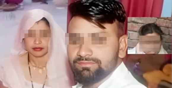 결혼을 앞둔 예비 신랑 라훌(20)이 예비 신부의 어머니 아니타(40)와 눈이 맞아 도주하는 사건이 벌어졌다. 출처=오디티센트럴