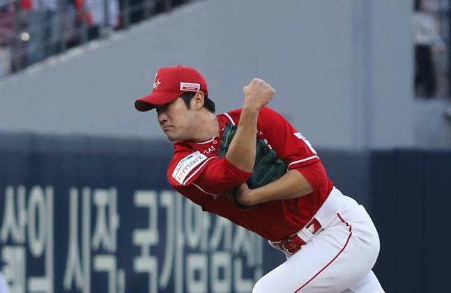 11일 선발로 등판한 박종훈. /사진=SSG 랜더스