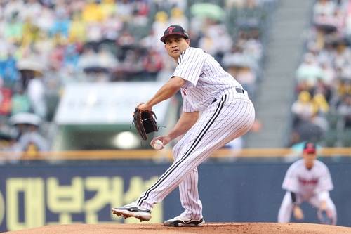 6이닝 무실점으로 역투한 LG 선발 치리노스 [LG 트윈스 제공. 재판매 및 DB 금지]