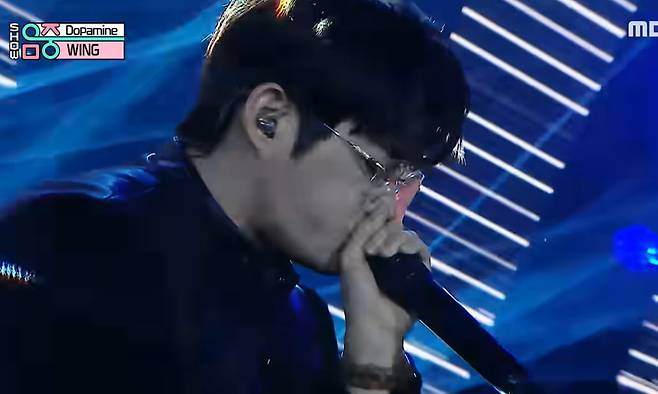 '음악중심'에 출연한 비트펠라하우스 윙 /사진=MBC 방송화면 캡처