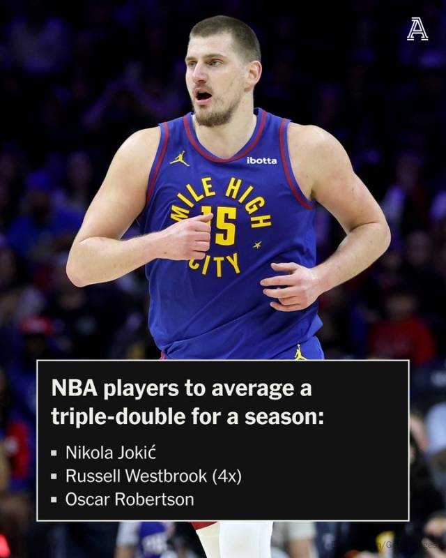 ‘디 애슬레틱’은 “덴버의 (데이비드)아델만 코치는 쓴웃음을 지으며 고개를 흔들었다. 그는 ‘요키치가 MVP가 되지 않는다면 역사상 가장 위대한 MVP 아닌 시즌이 될 것’이라고 했다. 요키치는 NBA 역사상 단 2명만 달성한 평균 트리플더블 시즌이라는 업적을 이뤘다. (오스카)로버트슨, (러셀)웨스트브룩 다음으로 말이다”라고 설명했다. 사진=디 애슬레틱 SNS