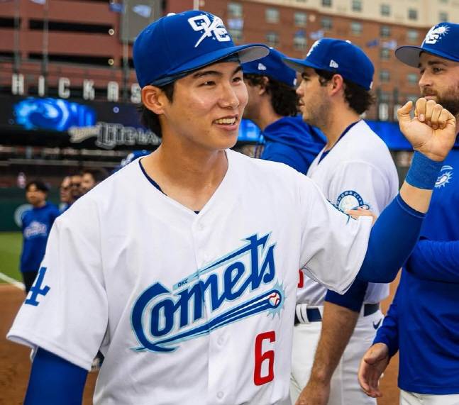 오클라호마시티 코메츠에서 뛰고 있는 김혜성. /사진=오클라호마시티 코메츠 공식 SNS