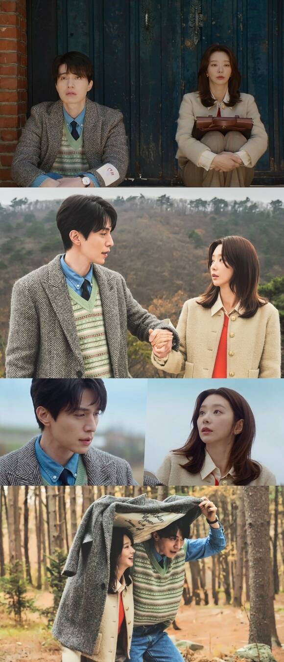 '이혼보험' 5회에서는 노기준(이동욱 분)과 강한들(이주빈 분)이 함께 위기를 헤쳐나가는 모습 등이 그려진다. /tvN