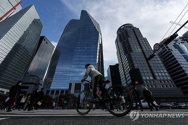 서울 여의도 증권가. 연합뉴스 제공.