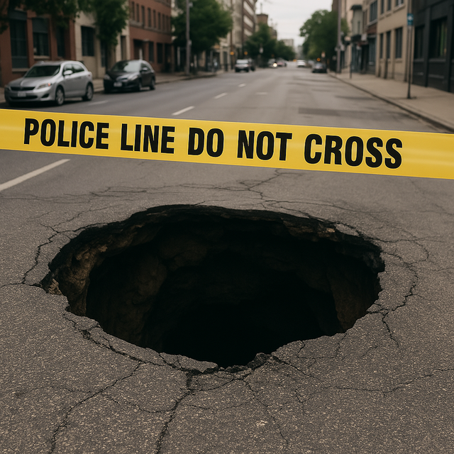 ▲ 싱크홀 [챗GPT 제작]