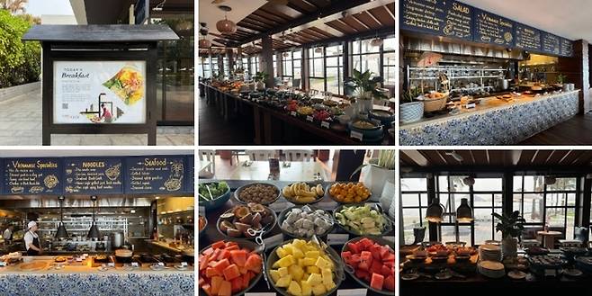 베트남 음식을 판매하는 산 하우스 조식 뷔페 모습  / 사진=홍지연 여행+ 기자