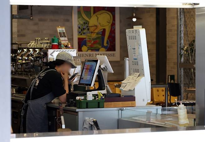 서울시내 한 음식점이 한가한 모습. 뉴시스