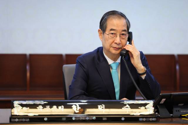 한덕수 대통령 권한대행 국무총리. 연합뉴스