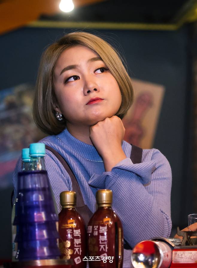 본지와 만나 인터뷰를 하고 있는 방송인 박나래. 사진 이선명 기자 57km@kyunghyang.com