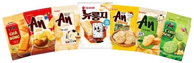 베트남에서 판매 중인 오리온 스낵/사진제공=오리온