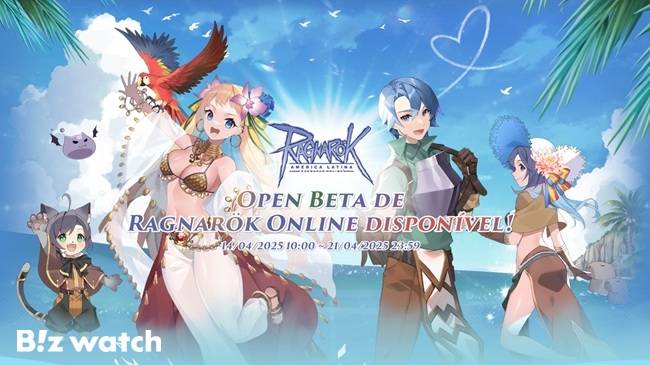 그라비티가 14일(현지시간) 'Ragnarok Online América Latina'의 중남미 지역 오픈 베타 서비스(OBT)를 시작했다./그래픽=그라비티 제공