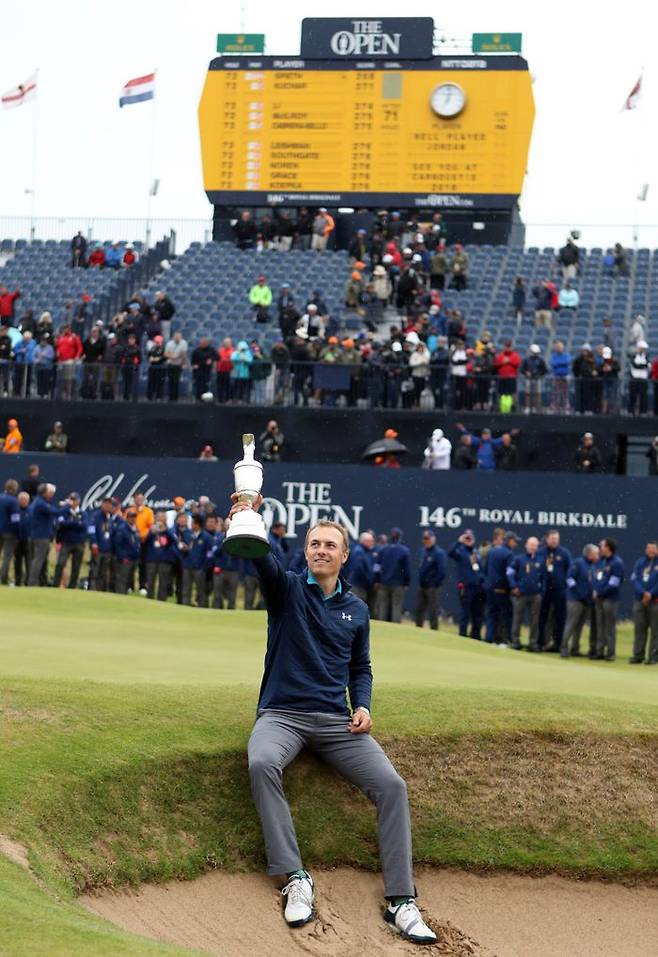 2017년 디 오픈을 우승한 조던 스피스. ⓒ AP=뉴시스