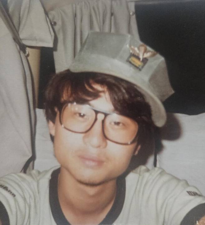 고 이윤성의 대학시절 모습. 이인효씨 제공