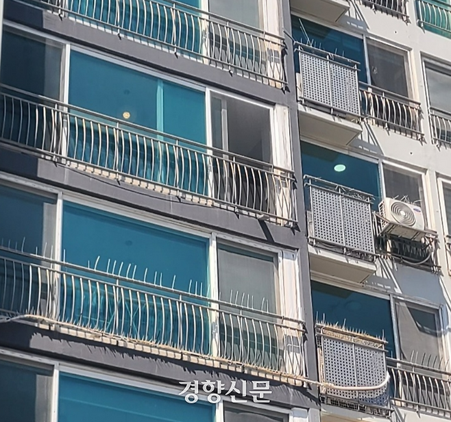 일가족 5명이 숨진 경기 용인시 수지구의 한 아파트 세대에 불이 들어와 있다. 김태희기자