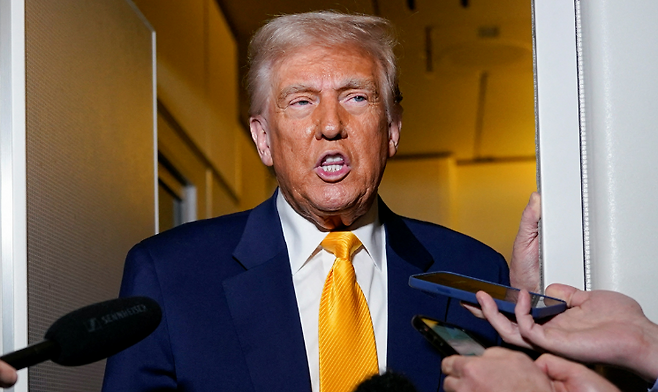 트럼프 대통령. 연합뉴스&nbsp;