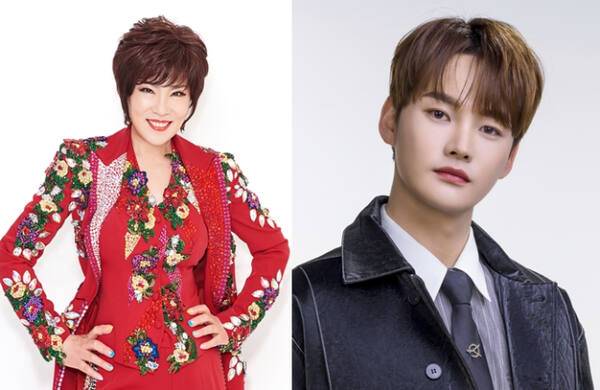 오는 19일 오후 5시부터 강화읍 강화공설운동장에서 열리는 ‘2025 강화 봄 콘서트’에 출연하는 가수 김연자, 박서진(왼쪽부터). 강화군 제공