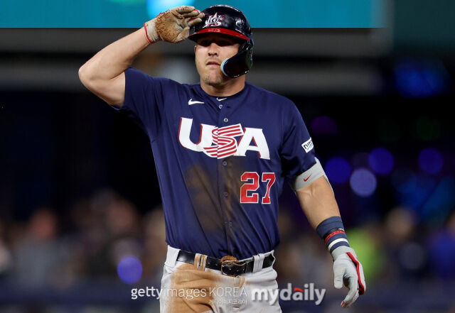 2023 WBC에 출전한 마이크 트라웃./게티이미지코리아