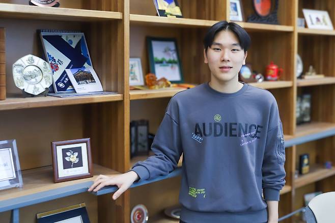 숭실대학교 정보보호학과 정시 전형 전체 수석 류태현(19세) 씨. [LG유플러스 제공]