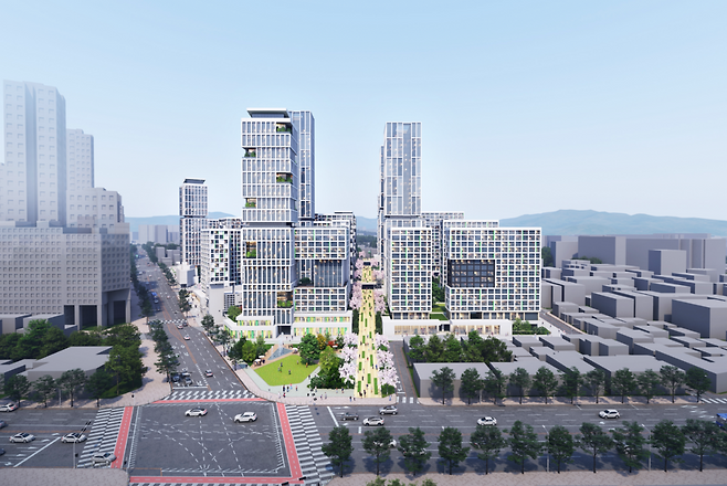 쌍문동 81 일대 재개발 신속통합기획 경관계획안. [서울시]