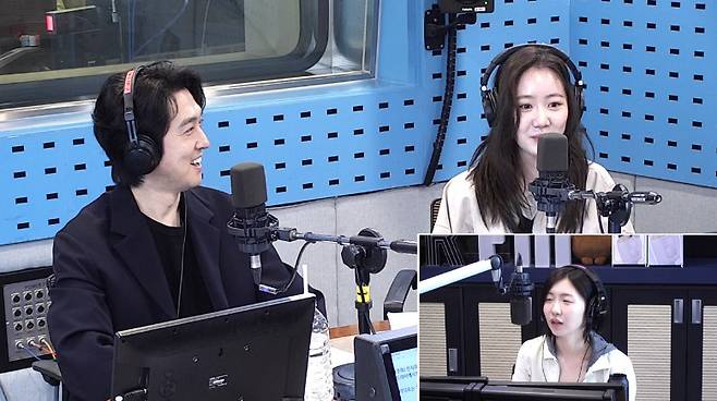 왼쪽부터 강필석, 진지희 (사진=SBS 파워FM ‘12시엔 주현영’ 캡처)