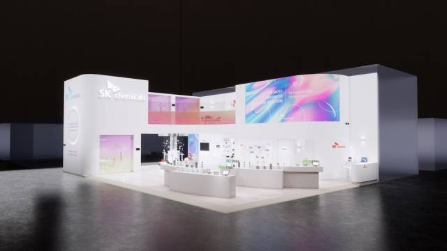 '차이나플라스 2025' SK케미칼 부스 조감도. 사진제공=SK케미칼